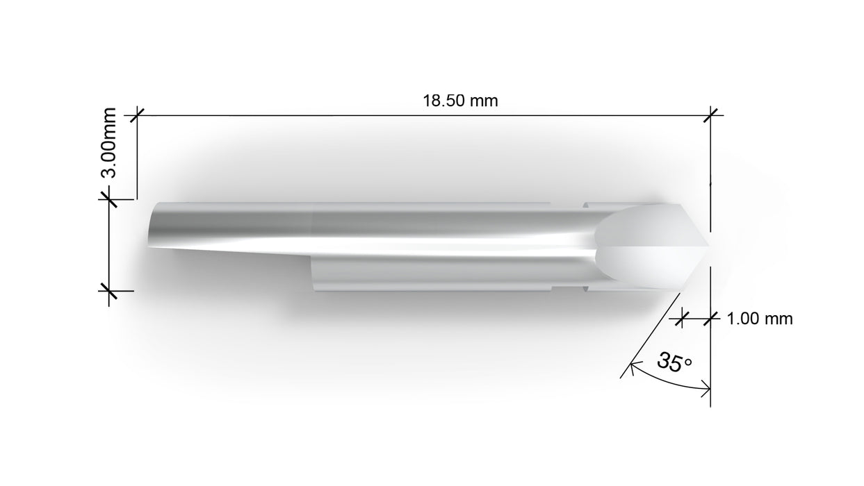 Close-up of high-quality replacement blades designed for Zünd Z3 / 3910333 and K3 cutting machines, available at Flatbed Tools