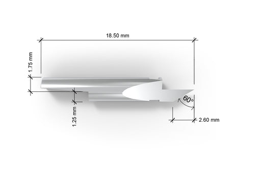 Close-up of high-quality replacement blades designed for Zünd Z5 / 3910117 cutting machines, available at Flatbed Tools