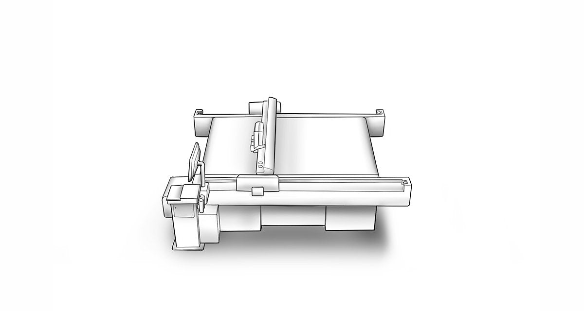 Standard conveyor belt compatible with Zünd G3 L-3200 cutter – no extension