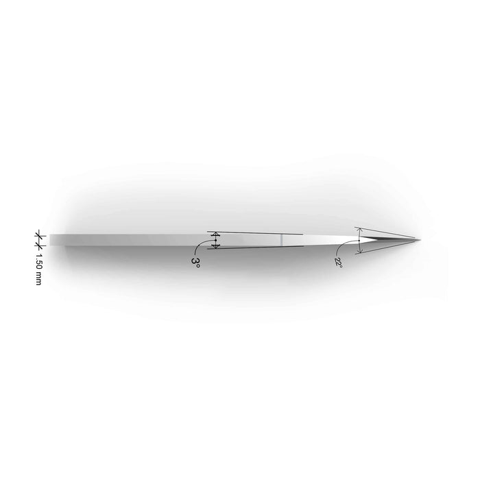 K102 drag blade replaces Zund Z102 - technical drawing