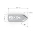 K10s double edge drag blade replaces Zund Z10 3910301 - measurements view