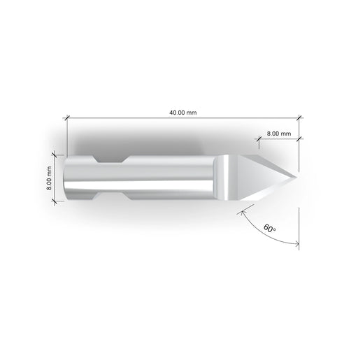 K11r drag blade replaces Esko BLD-DR8160 - top view