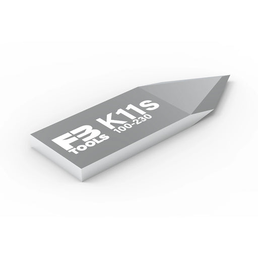 K11s double edge drag blade replaces Zund Z11 - iso view
