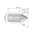 K11s double edge drag blade replaces Zund Z11 - top view