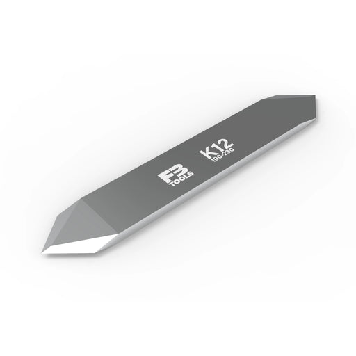 K12 double edge drag blade replaces Zund Z10 3910301 - iso view