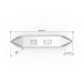 K13 double edge drag blade replaces Zund Z11 - dimensions view