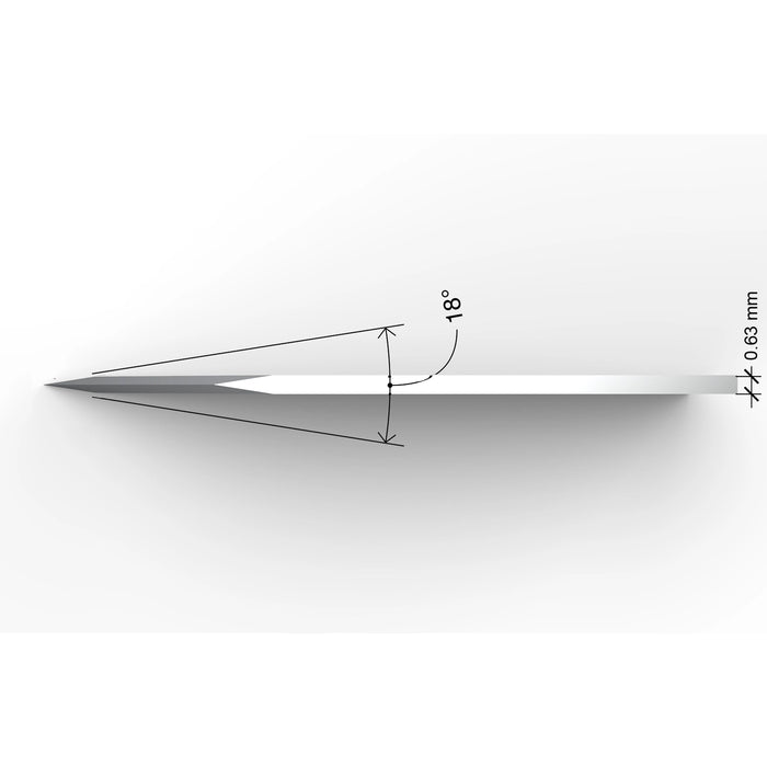 K16 drag blade replaces Esko BLD-SF216 - technical drawing