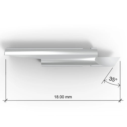 K1 drag blade dimensions - 0.039in max cutting depth