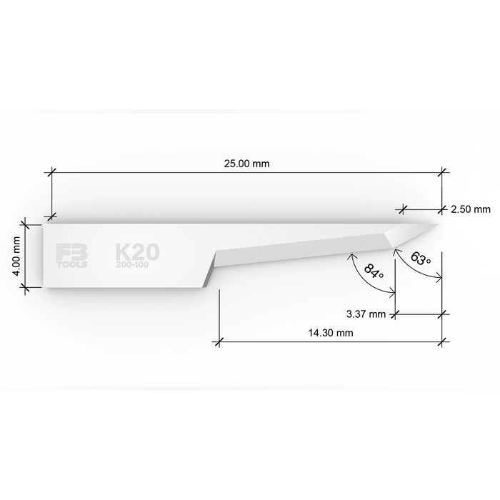 K20 oscillating blade replaces Zund Z20 - top view
