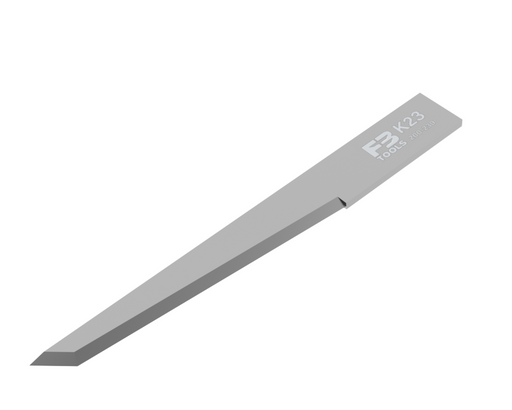 Durable K23 blade suitable for various materials, available at Flatbed Tools