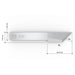 K46 drag blade replaces Zund Z46 and Esko BLD-SF346 - dimensions
