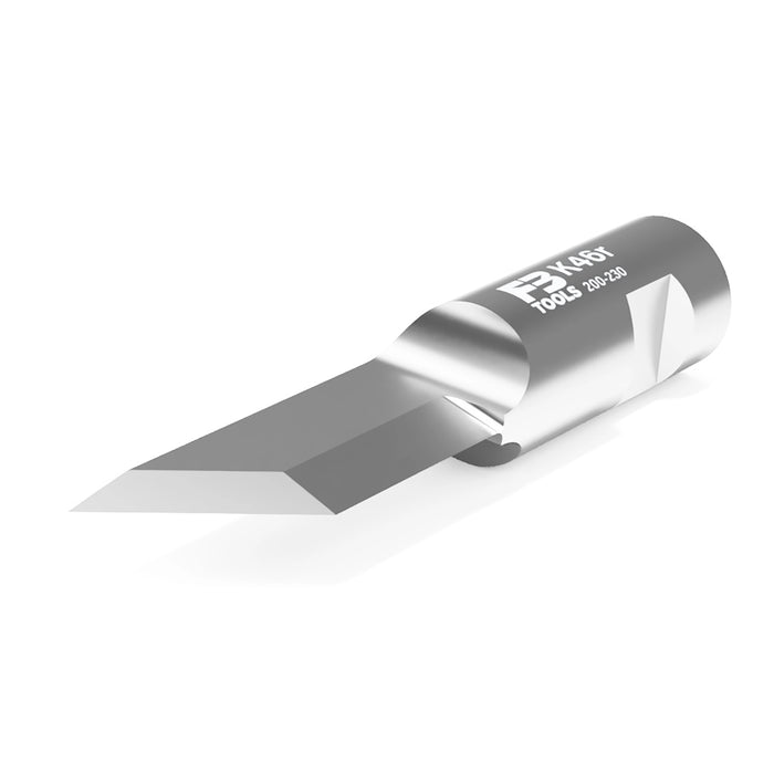 K46r thru-cut drag blade replaces Esko Kongsberg BLD-SR8146 - iso view