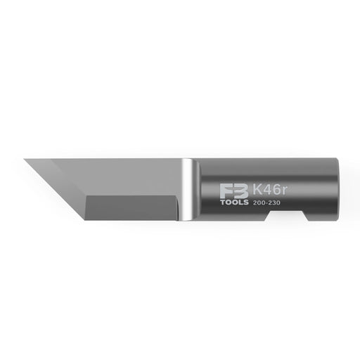 K46r thru-cut drag blade replaces Esko Kongsberg BLD-SR8146 - top view