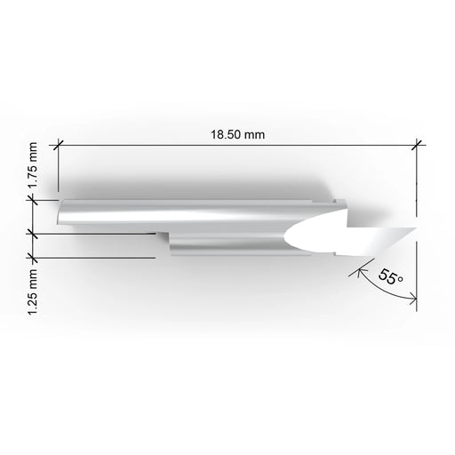 K4 drag blade replaces Zund Z4 and Kongsberg BLD-KC104 - dimensions