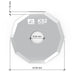 K52 rotary decagonal blade replaces Zund Z52 - top view