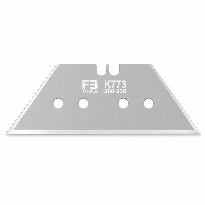 K773 tungsten carbide V-cut blade top view, replacement for Zünd Z73