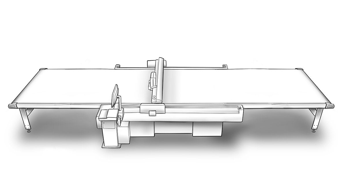 G3 L-3200 - Standard - Conveyor Belt - With full front and full rear conveyor belt extension