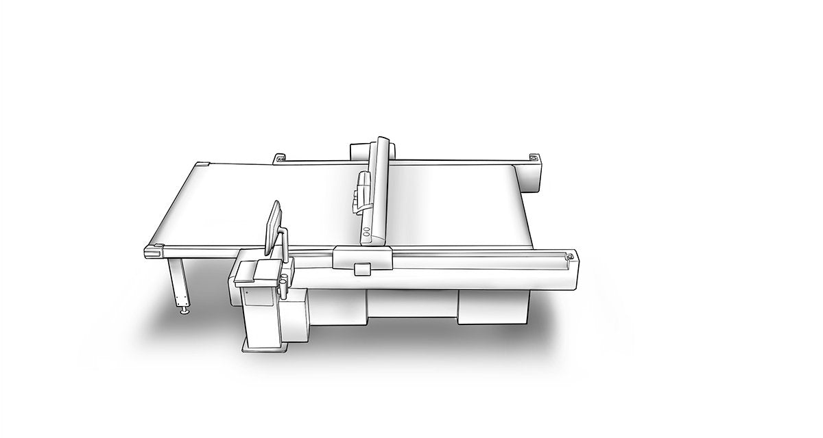 G3 M-1600 - Standard - Conveyor Belt - With half front conveyor belt extension