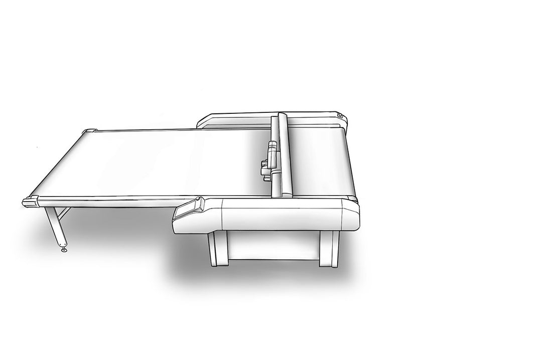 S3 XL-1200 - Standard - Conveyor Belt - With full front conveyor belt extension